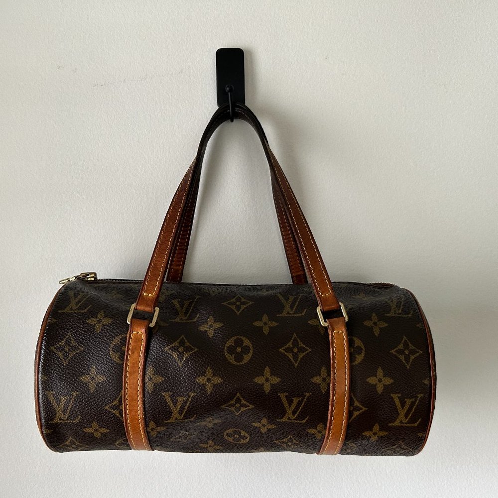 Louis Vuitton Papillon Handbag Monogram Canvas 26 / Brown